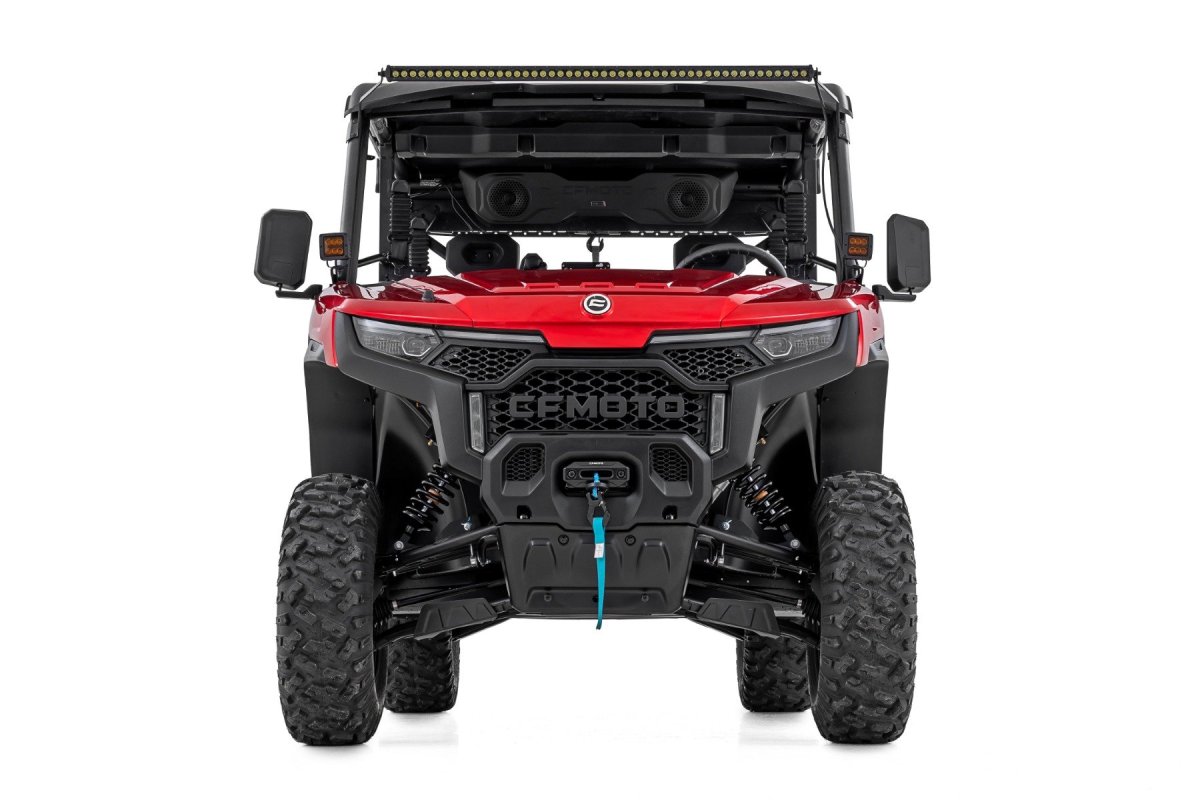 CFMOTO UFORCE U10 Pro Coilover Shocks - Front - Rough Country - Vertex | 16-Stage Adjustable | Nitrogen-Charged Monotube | 0-2 in Lift